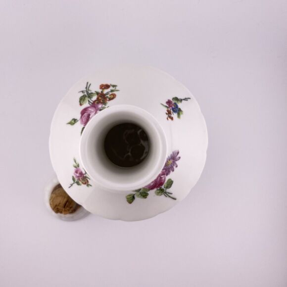 Vtg Haviland Limoges France Porcelain Chantilly 8.5 inches tall Bottle Decanter - Picture 6 of 9